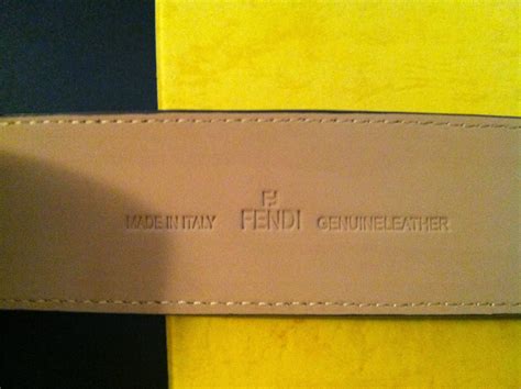 fake fendi belt serial number